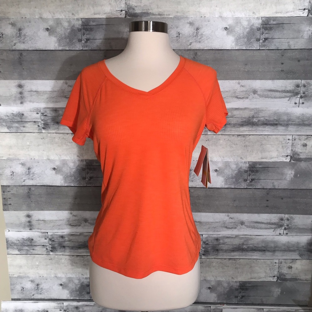 Zella Athletic T-Shirt Orange XS Activewear